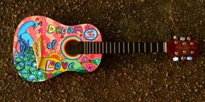 Hippie Gitarre
